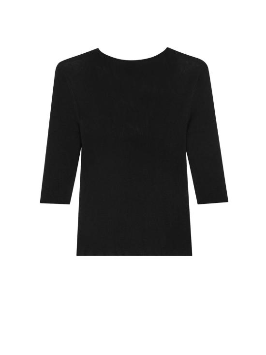  생로랑 반팔 티셔츠 Saint Laurent 카상드르  블랙 - SAINT LAURENT