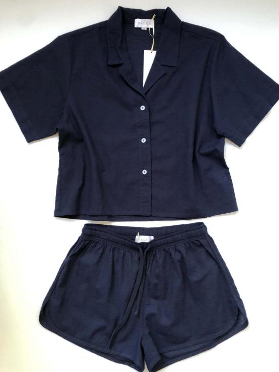  Salua Lingerie 셔츠 살루아 란제리 크롭 버튼다운 멀티 - SALUA LINGERIE