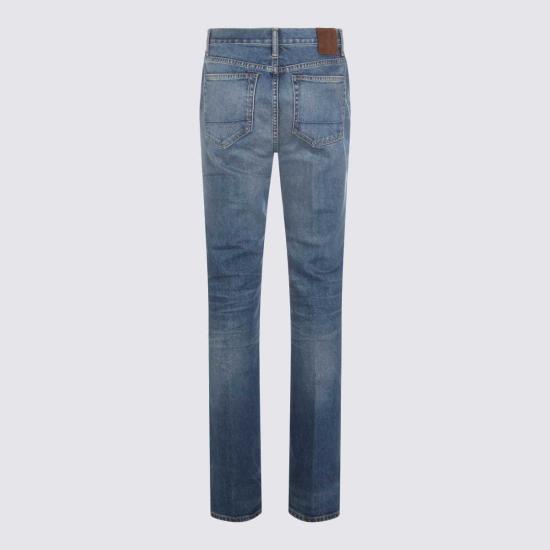  톰포드 데님 팬츠 톰 포드 블루 코튼 데님 진 - TOMFORD