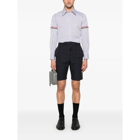  톰브라운 긴팔 셔츠 톰 브라운  그레이 - THOM BROWNE