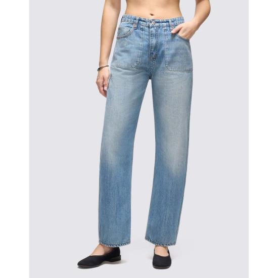  리던 데님 팬츠 리와인드 진 썬더스트럭을 다시/끝내다 - RE/DONE