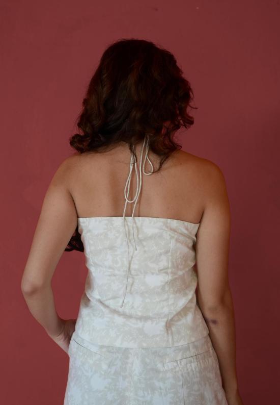  이키비 베스트 노어 웨이스트코트 오프 화이트 - IKKIVI