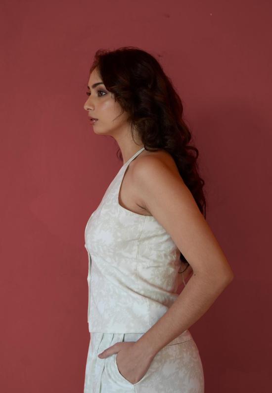  이키비 베스트 노어 웨이스트코트 오프 화이트 - IKKIVI