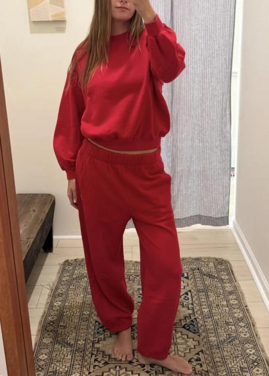  Local Shade 스트레이트 팬츠 로컬 셰이드 프렌치 테리 벌룬 팬츠 - OTHER BRANDS