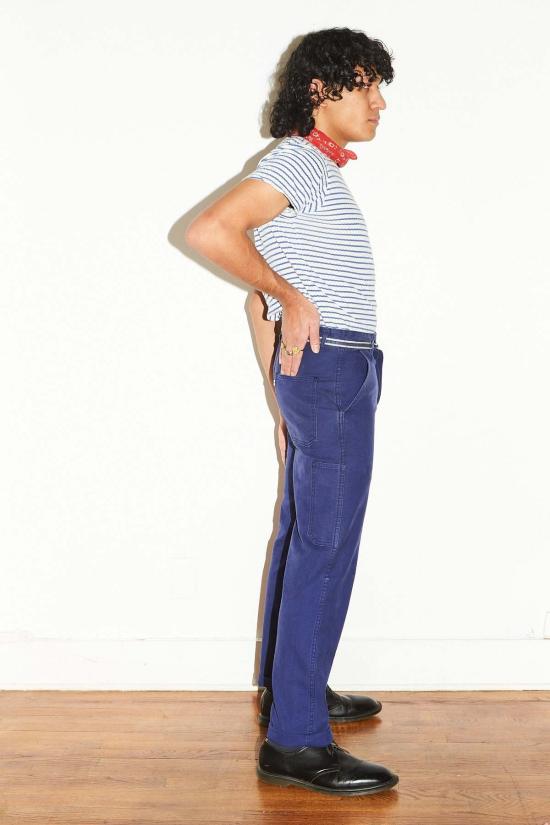  Limited Edition 스트레이트 팬츠 한정판 부가티 작업 바지 블루 카펜터 팬츠 - OTHER BRANDS