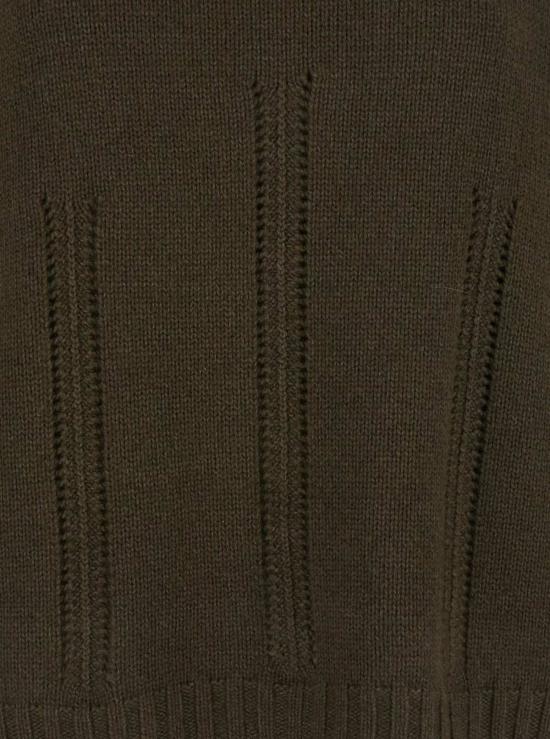  톰포드 터틀넥 톰 포드 브라운 스웨터 (모크넥, 드롭숄더) - TOMFORD