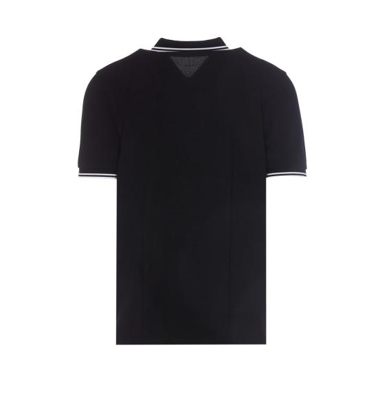 프레드페리 폴로 티셔츠 프레드 페리 트윈팁 폴로셔츠 블랙 - FRED PERRY
