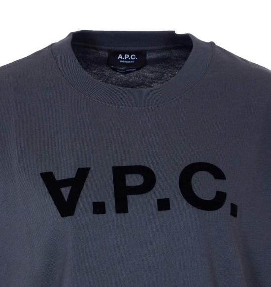  아페쎄 탑 A.P.C. Vpc 레귤러 티셔츠 블랙 - A.P.C.
