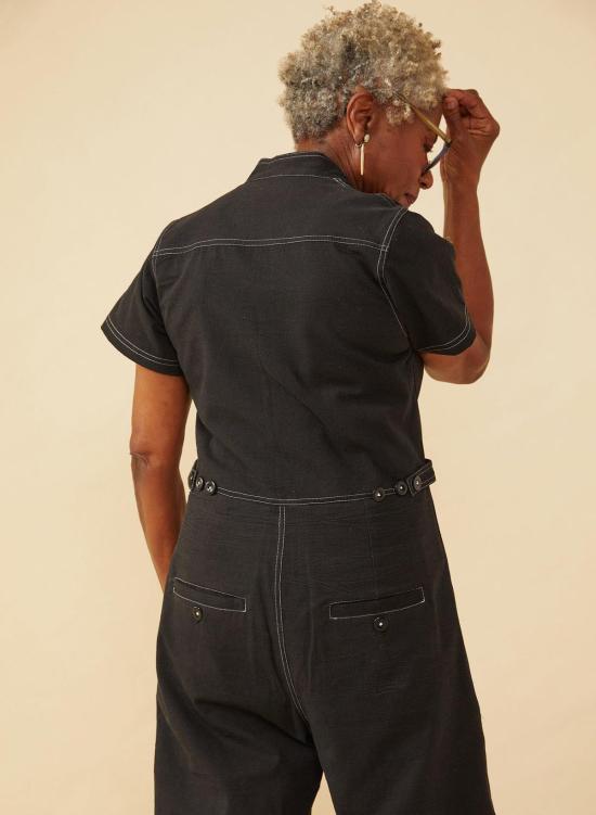  Seek Collective 점프수트 아멜리아 롬퍼 워시드 블랙 - OTHER BRANDS