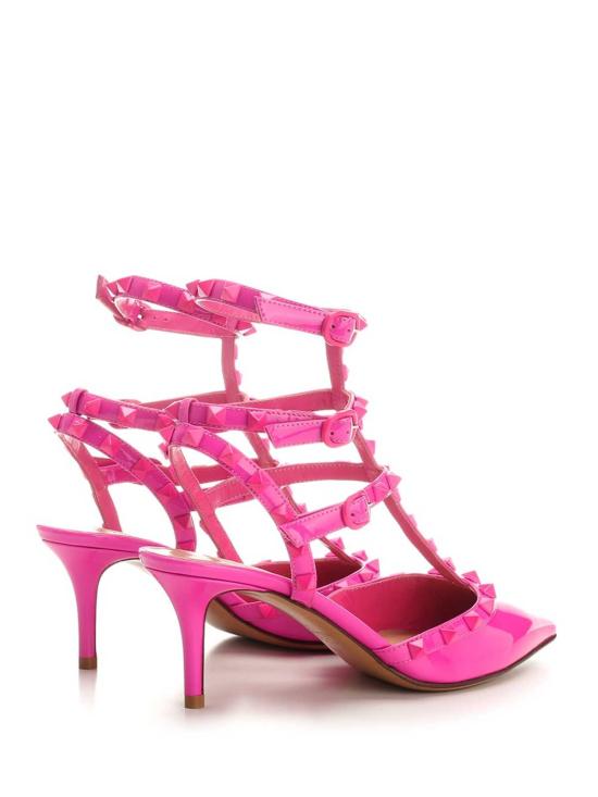  발렌티노 가라바니 힐/펌프스 페이턴트 락스터드 펌프스 핑크 - VALENTINO GARAVANI