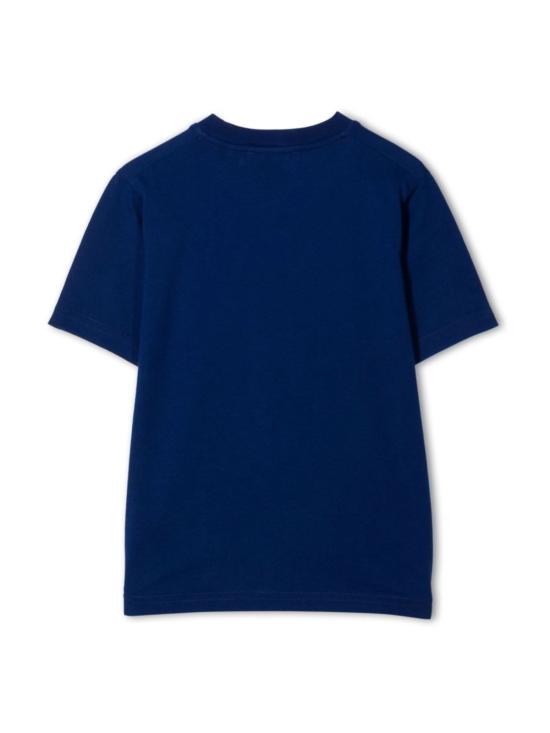  [키즈] 디스퀘어드2 트레이닝 상의 키즈 Dsquared2 슬라우치 핏 마글리에타 티셔츠 블루 - DSQUARED2