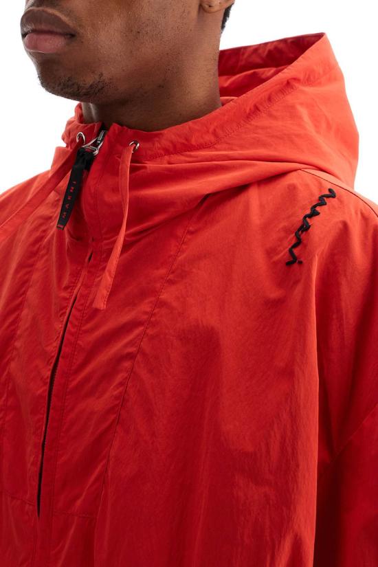  마르니 자켓 코튼 블렌드 재킷 크림슨(레드) - MARNI