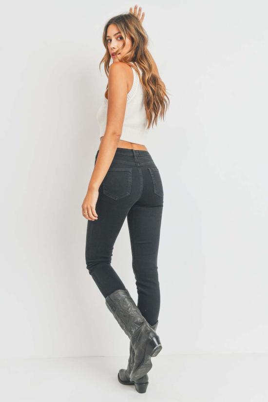  저스트 블랙 데님 데님 팬츠 컨템포러리 슬림 스트레이트 - JUST BLACK DENIM