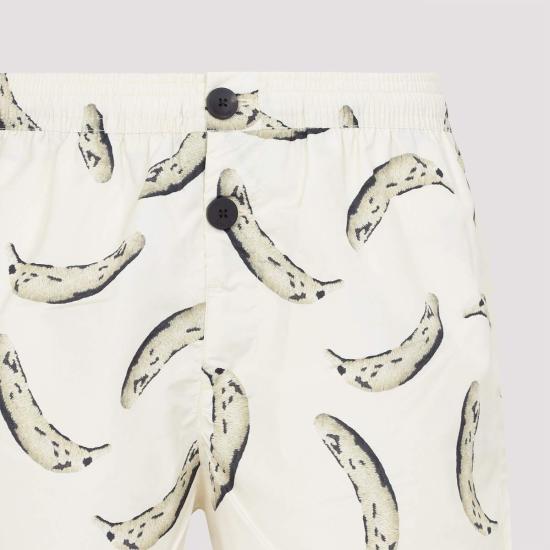  자크뮈스 스윔팬츠 르 마이요 푼티니 수영복 BV 바나나 프린트 옐로우 - JACQUEMUS