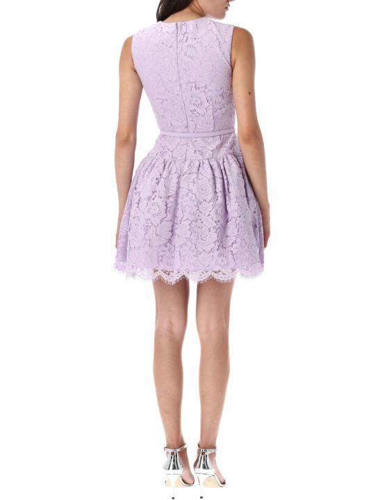  셀프 포트레이트 숏 원피스 레이스 민소매 미니 드레스 라일락 - SELF PORTRAIT