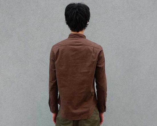  Steven Alan 긴팔 셔츠 스티븐 앨런 컬리지에이트  에스프레소 - OTHER BRANDS