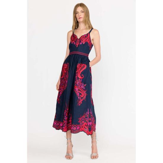  크리스티 린 롱 원피스 홀리 드레스 미드나잇 로사리아