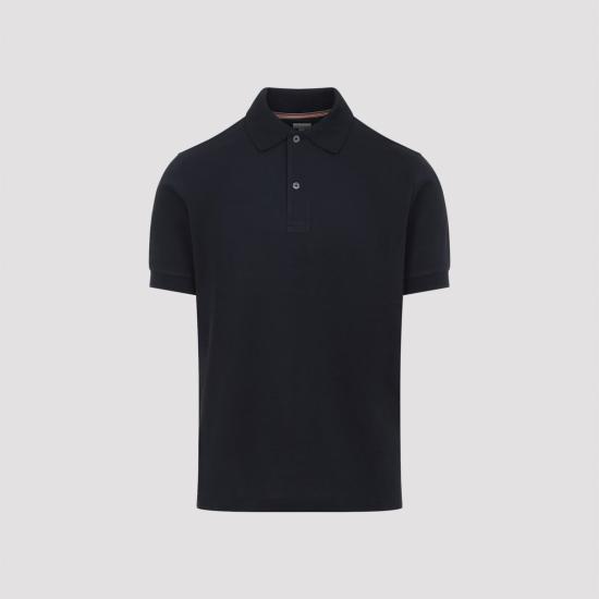  폴 스미스 폴로 티셔츠 엠브 플래킷 폴로 셔츠 다크 네이비 - PAUL SMITH