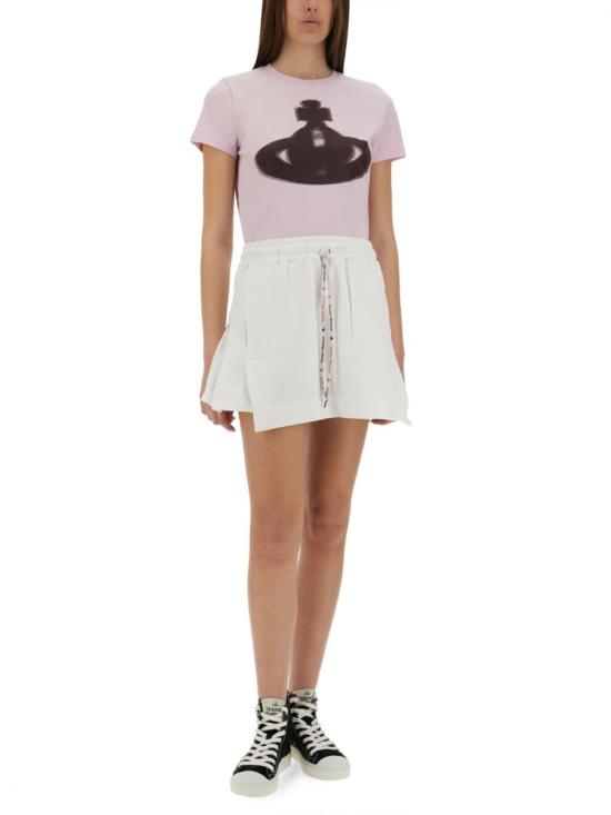  비비안웨스트우드 숏 스커트 비비안 웨스트우드 치어리더 스커트 화이트 - VIVIENNE WESTWOOD