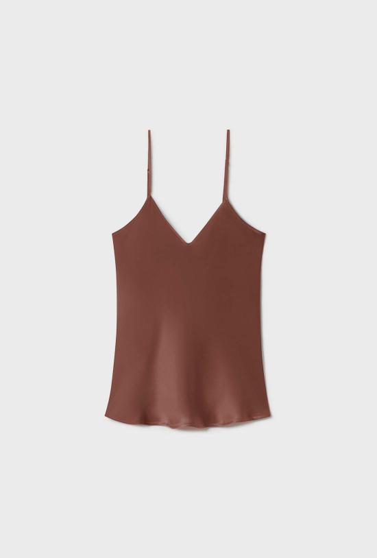  실크 런드리 캐미솔 실크 세탁 바이어스컷