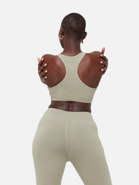  메이트 더 레이블 브라 메이트 더 라벨 오가닉 스트레치 스포츠  세이지 - MATE THE LABEL