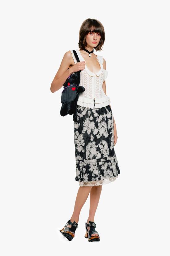  안나 수이 캐미솔 빅토리아풍 포인트엘 니트웨어 - ANNA SUI