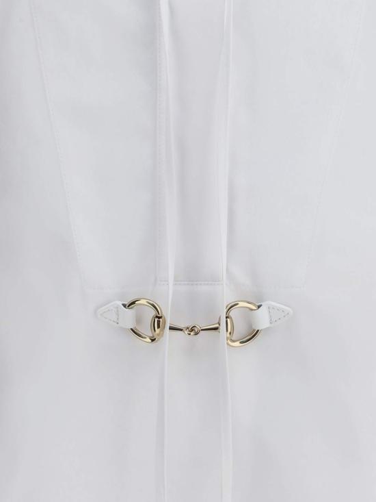  구찌 셔츠 호스빗 셔츠 화이트 - GUCCI