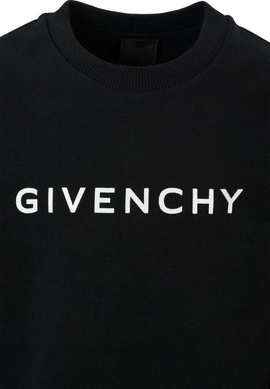 [키즈] 지방시 풀오버 키즈  스웨트셔츠 블랙 - GIVENCHY