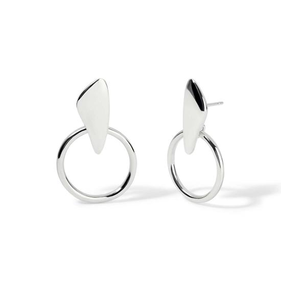  케이시 페레즈 이어링 페탈 도어 노커 귀걸이 (골드/실버)