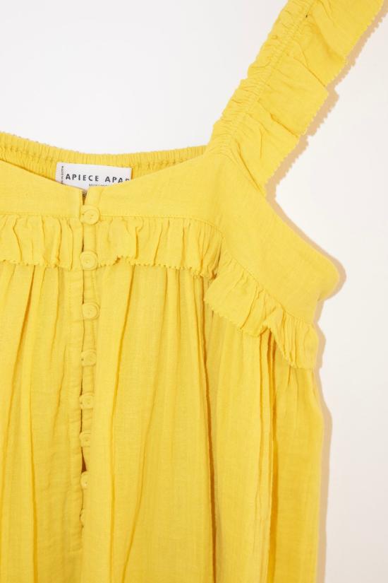  어피스 어파트 민소매 티셔츠 각각 에밀 탑 선 - APIECE APART