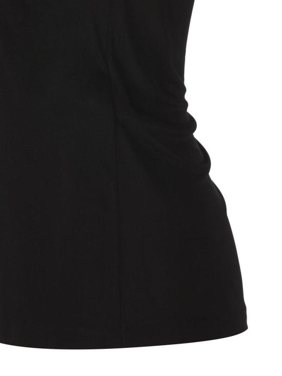  생로랑 민소매 티셔츠 U넥 탱크탑 블랙 - SAINT LAURENT