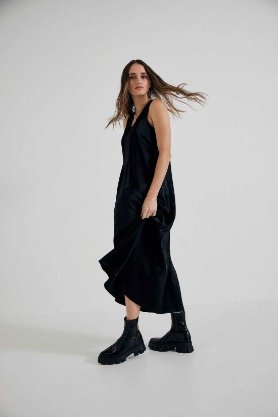  린제이 니콜라스 뉴욕 롱 원피스 린지 니콜라스 뉴욕 맥시 드레스 블랙 - LINDSAY NICHOLAS NEW YORK