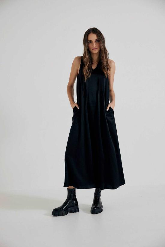  린제이 니콜라스 뉴욕 롱 원피스 린지 니콜라스 뉴욕 맥시 드레스 블랙 - LINDSAY NICHOLAS NEW YORK