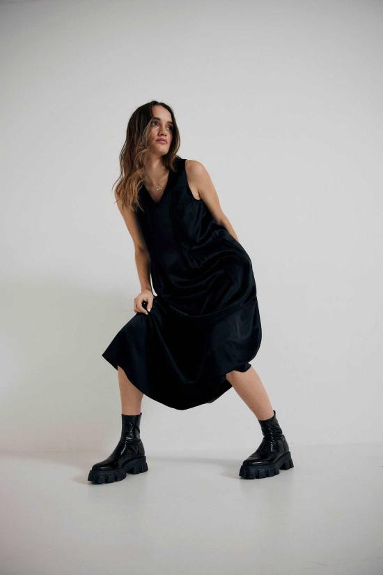  린제이 니콜라스 뉴욕 롱 원피스 린지 니콜라스 뉴욕 맥시 드레스 블랙 - LINDSAY NICHOLAS NEW YORK