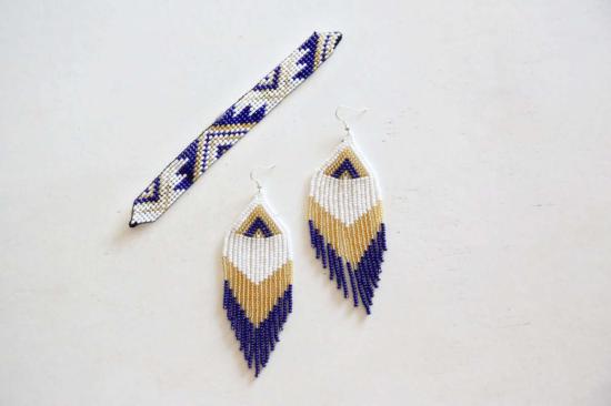  포스테리 팔찌 코발트 엠베라 참미 브레이슬릿 코발트/화이트/골드 - FOSTERIE