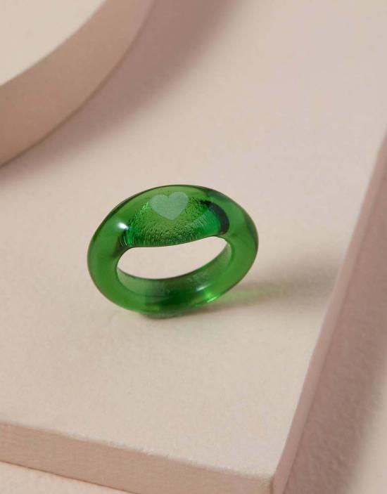  클레드 반지 하트 시그넷 링 - CLED