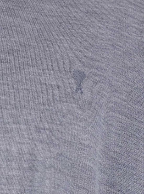  아미 스웨터 알렉상드르 마티우시 크루넥  (자수 로고, 그레이) - AMI