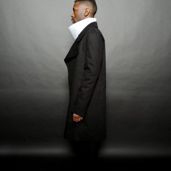  디파인트 트렌치 코트 디파이언트 피코트 블랙 - DFYNT