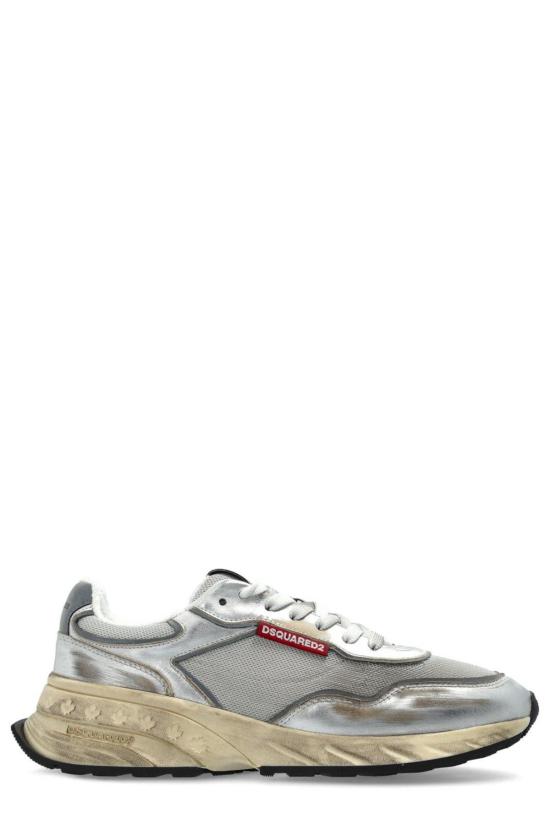  디스퀘어드2 스니커즈 Dsquared2 디스트레스드 로우탑