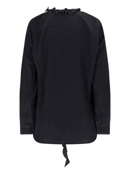  빅토리아 베컴 셔츠 러플 셔츠 블랙 - VICTORIA BECKHAM