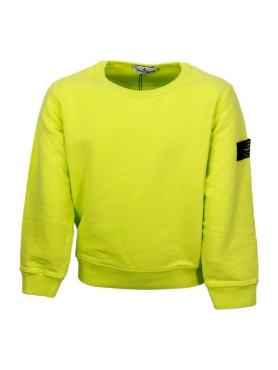  [키즈] 스톤 아일랜드 풀오버 키즈  스웨터 라임색