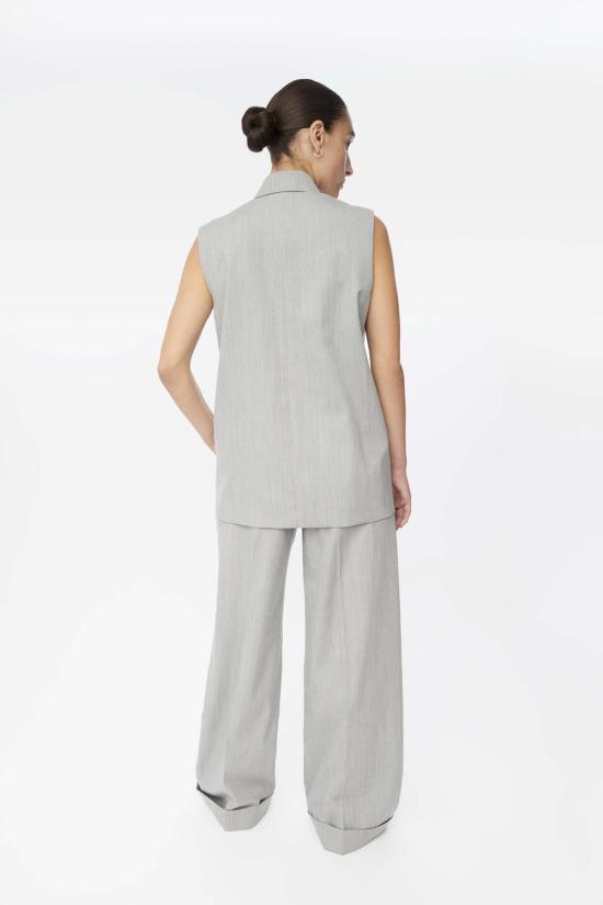  DĀL THE LABEL 베스트 DĀl The Label 울 블렌드 더블 브레스트 - OTHER BRANDS