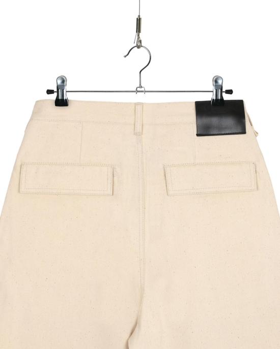  패브릭스 치노 팬츠 일본산 셀비지 원단으로 제작된 유틸리티  (에크루 색상) - FAVRICS