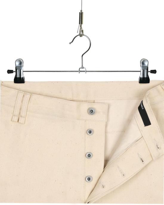  패브릭스 치노 팬츠 일본산 셀비지 원단으로 제작된 유틸리티  (에크루 색상) - FAVRICS