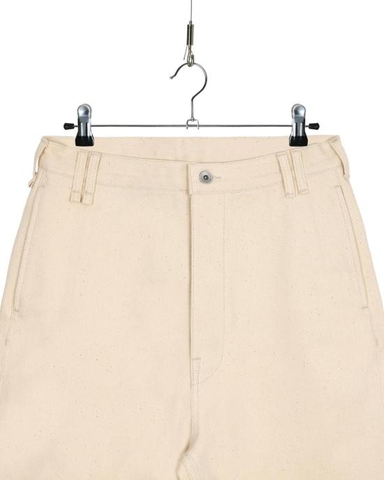  패브릭스 치노 팬츠 일본산 셀비지 원단으로 제작된 유틸리티  (에크루 색상) - FAVRICS