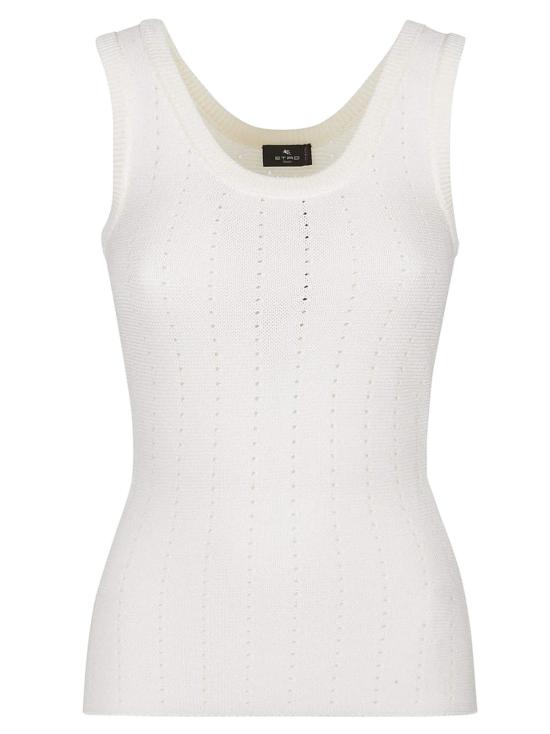  에트로 민소매 티셔츠 탱크탑 비앙코
