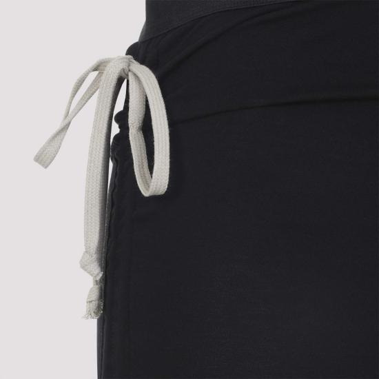  릭 오웬스 롱 스커트 에드푸 니 미디 스커트 블랙 - RICK OWENS