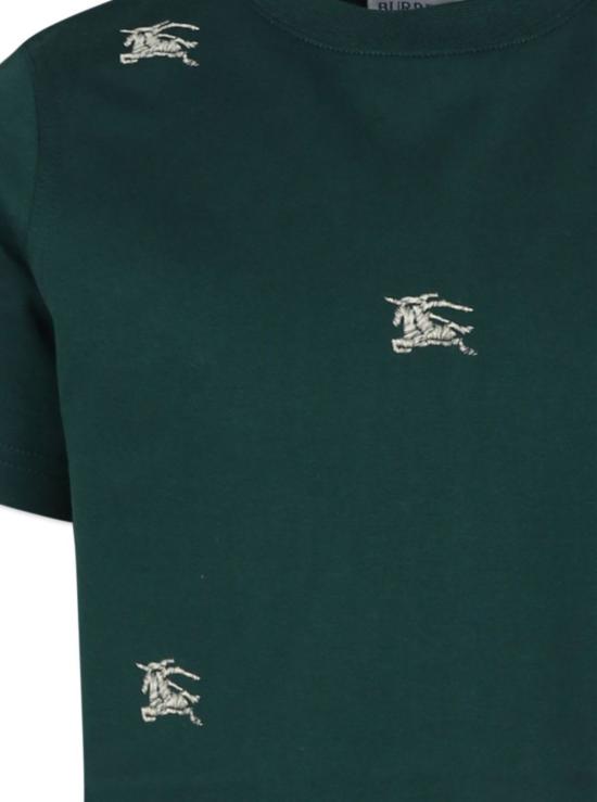  [키즈] 버버리 트레이닝 상의 키즈  KB5 시더 액센트 EKD  그린 - BURBERRY