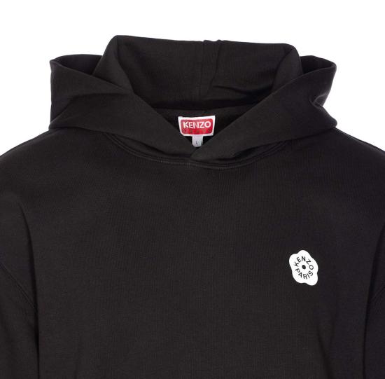  겐조 긴팔 티셔츠 보케 플라워 2.0 후드티 블랙 - KENZO