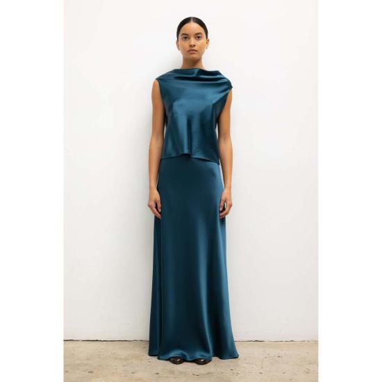  리셋 블라우스 레셋 바브 쉘 탑 퍼시픽 - LESET